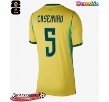 Brazylia Casemiro #5 Koszulka Podstawowa damskie MŚ 2026 Krótki Rękaw